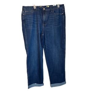 Seven 7 jeans weekend boyfriend rolledroll cuff
